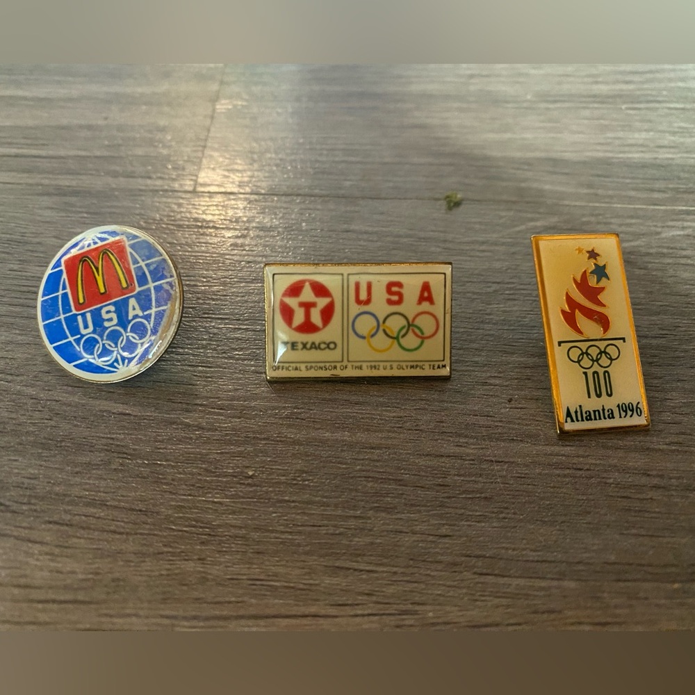 Source Unknown Olympic Commemorative Pins Set
